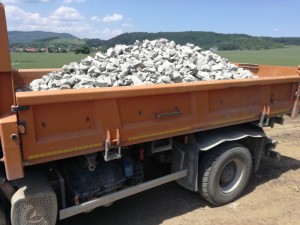 makadam kamen s dovozom kosice okolie 