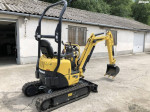  Minibager YANMAR ViO10 r.v. 2018 so zárukou, Hlbkový dosah 195 cm. Minirýpadlo s nulovým presahom zadnej časti.  – fotka 2